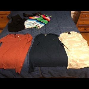 3 Abercrombie & Fitch Shirts - Medium